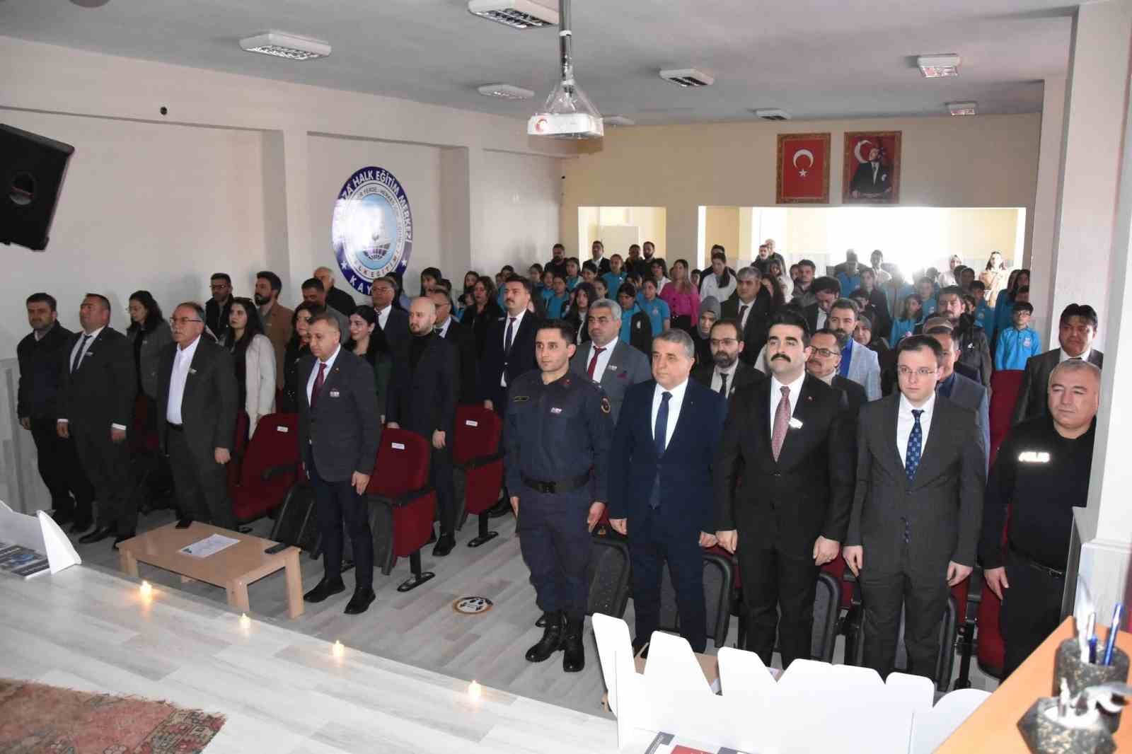 Tomarza’da İstiklâl Marşı’nın Kabulü’nün yıldönümü kutlandı
