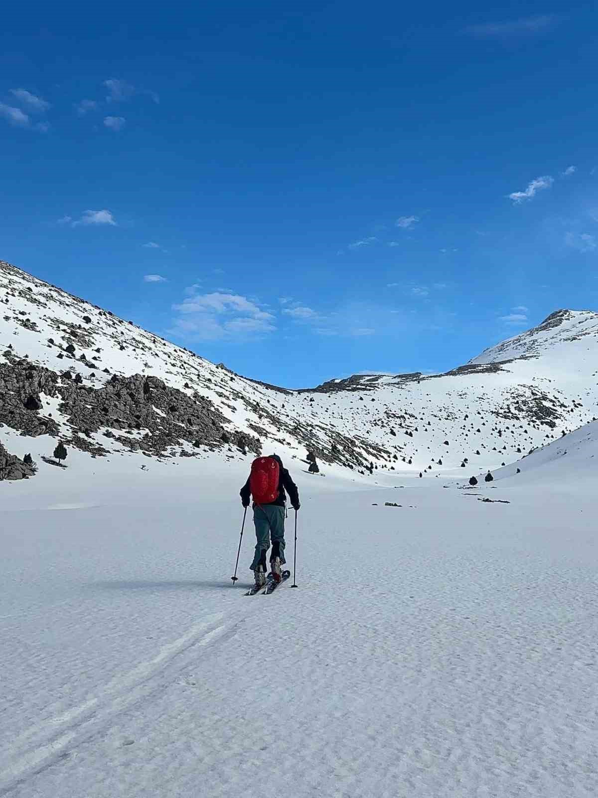 Tomarza’da yeni kayak rotası keşfedildi
