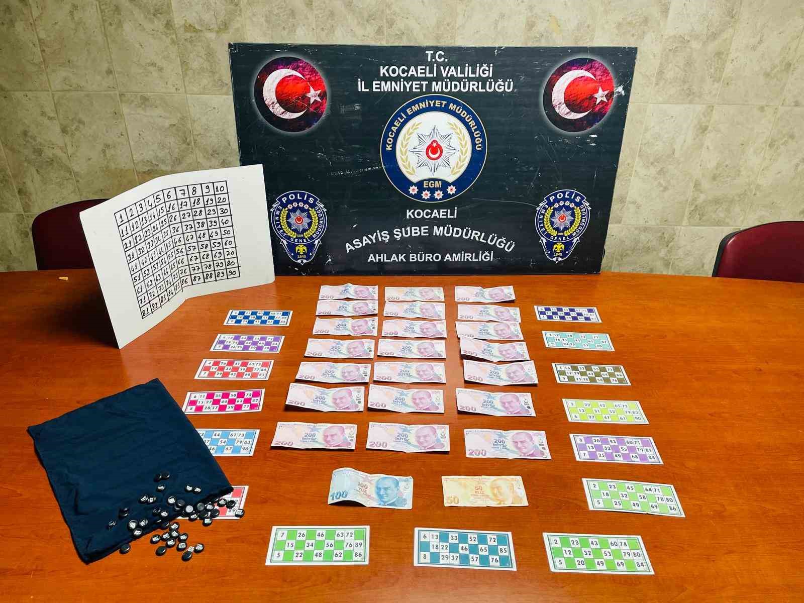 Tombala baskını: Kumar oynayan 7 kişiye 81 bin TL ceza
