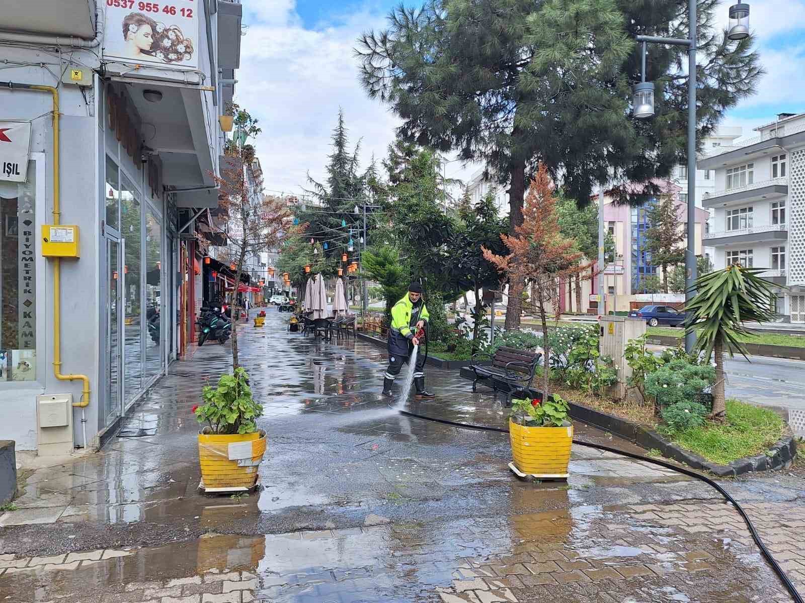 Trabzon’da bayram temizliği

