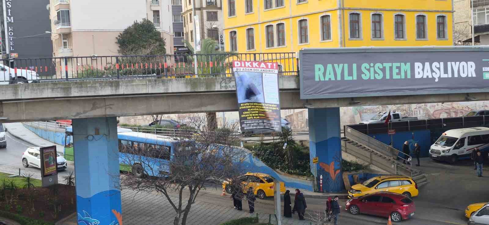 Trabzon’da garip afiş
