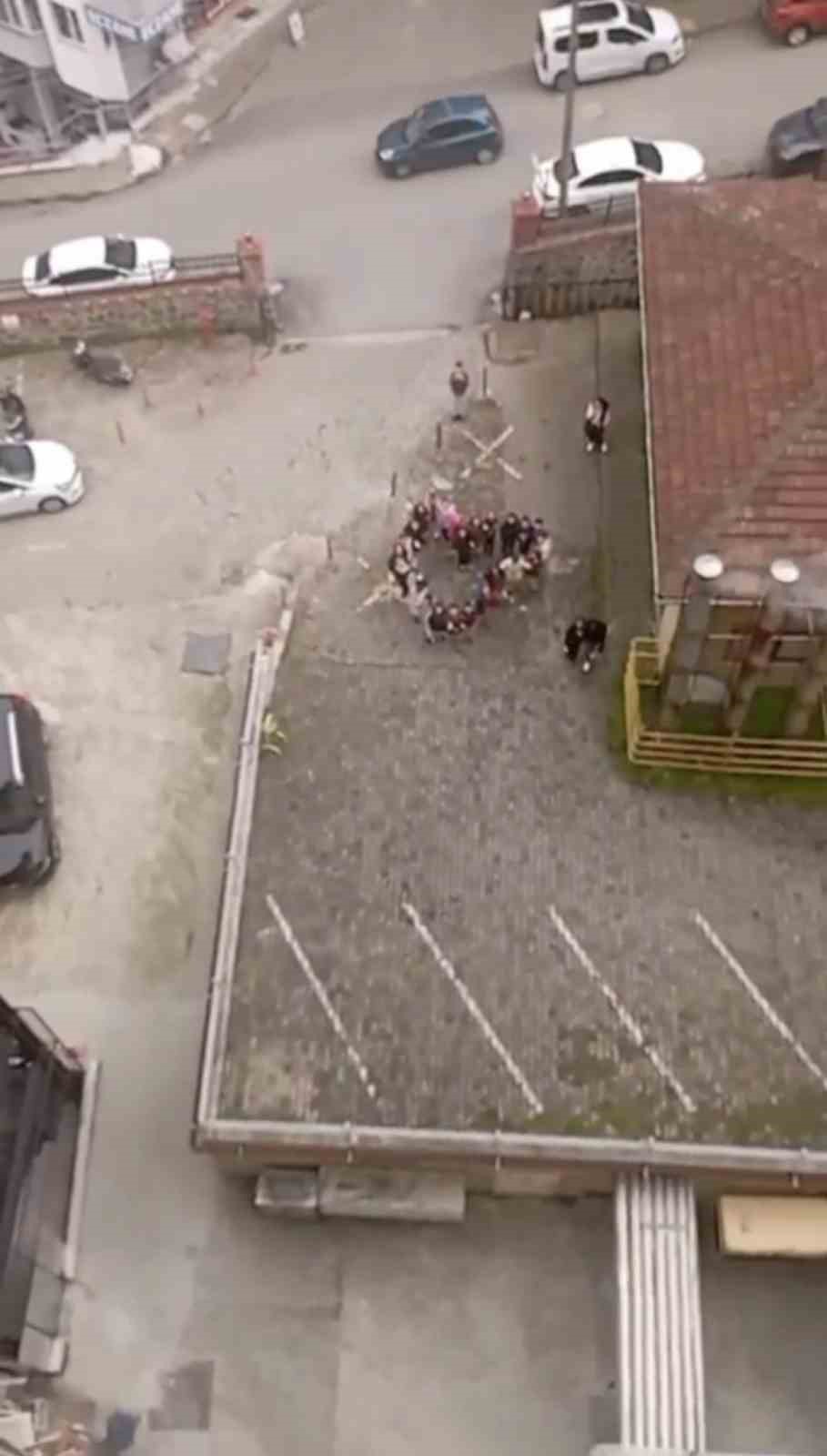 Trabzon’da Hababam Sınıfı’nı hatırlatan anlar
