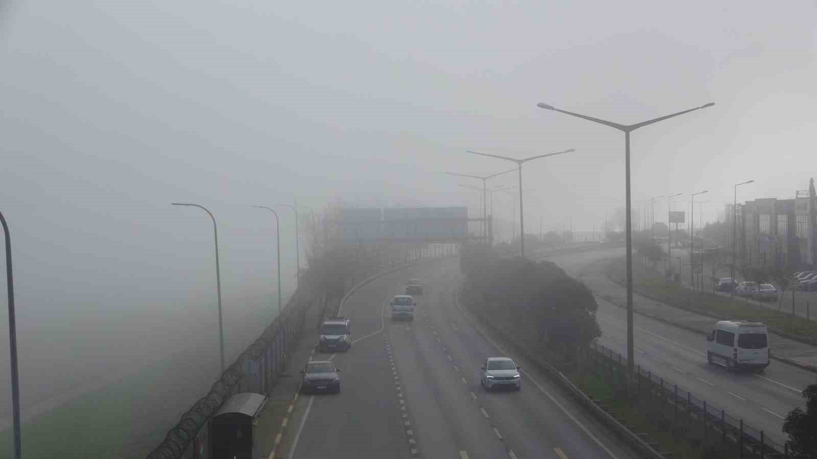 Trabzon’da hava ulaşımına sis engeli
