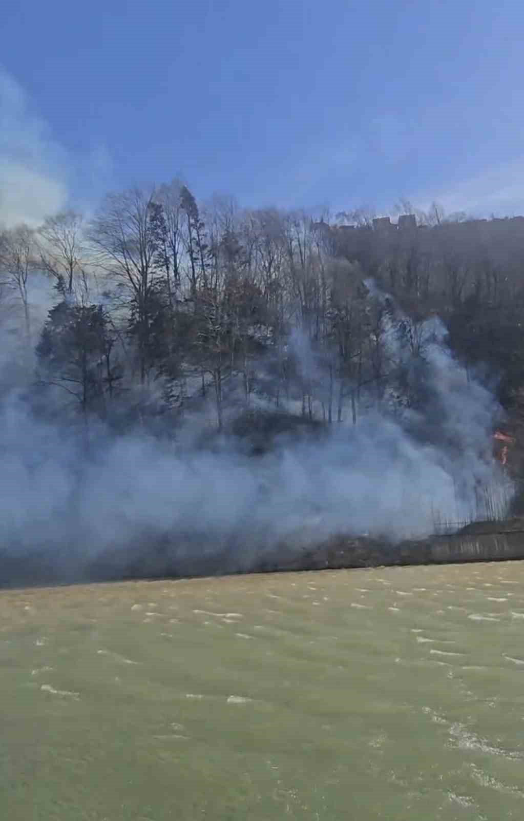 Trabzon’da örtü yangınları
