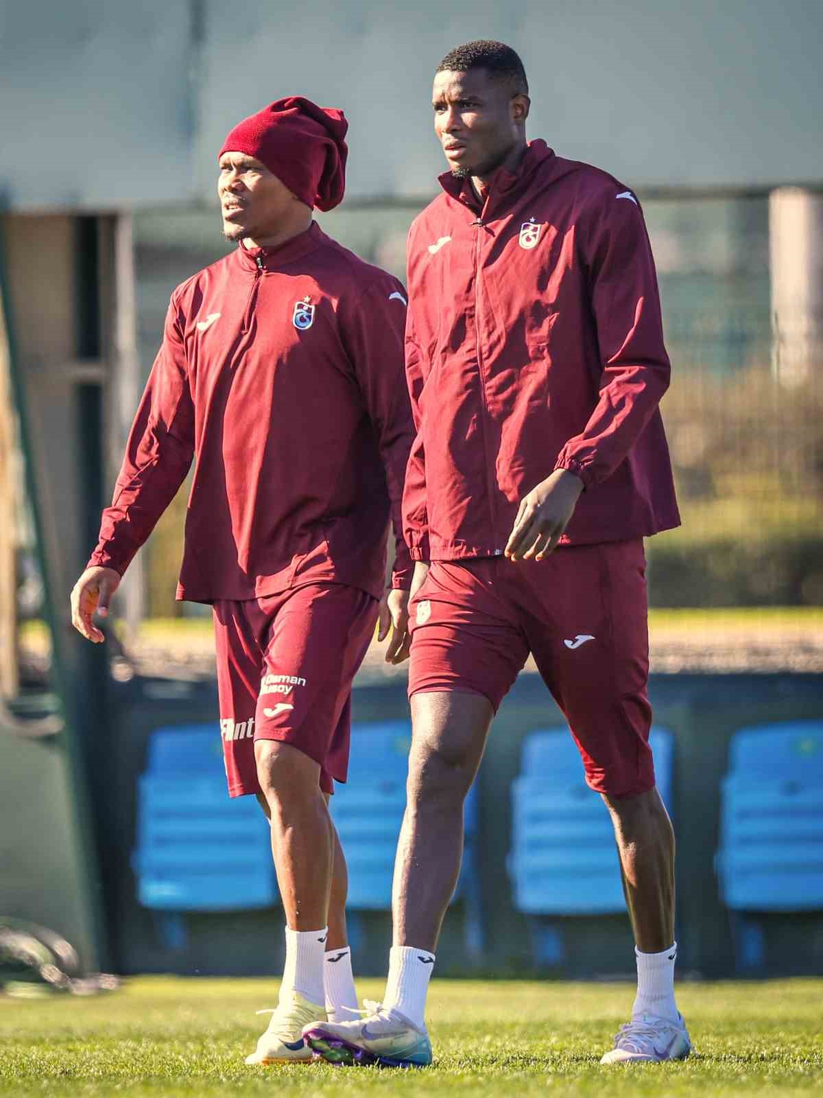 Trabzonspor, Fenerbahçe maçı hazırlıklarını sürdürdü
