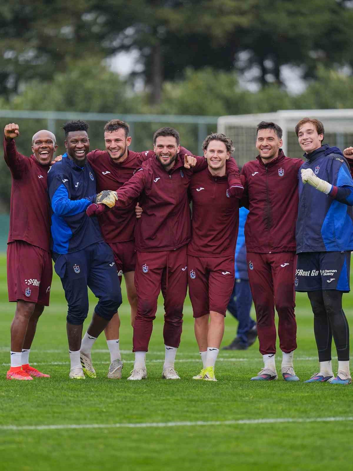 Trabzonspor, Galatasaray maçı hazırlıklarını sürdürdü
