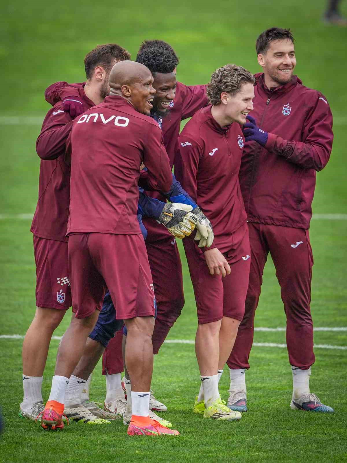 Trabzonspor, Galatasaray maçı hazırlıklarını sürdürdü
