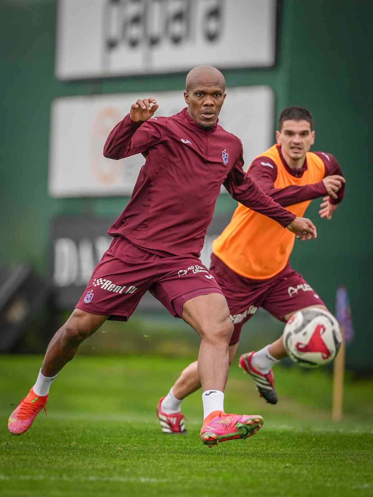 Trabzonspor, Galatasaray maçı hazırlıklarını sürdürdü
