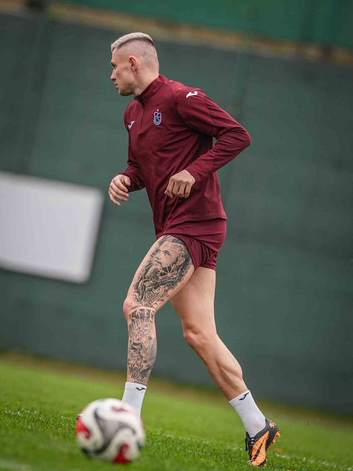 Trabzonspor, Galatasaray maçı hazırlıklarını sürdürdü
