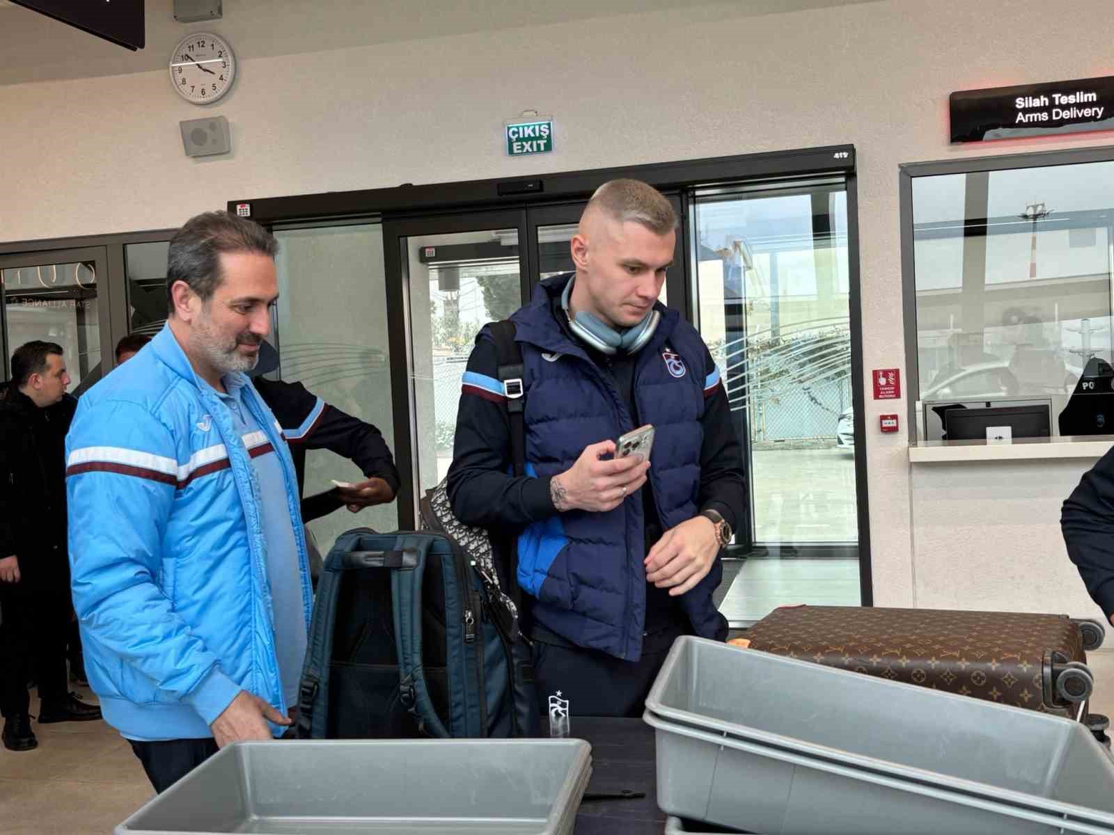 Trabzonspor, İstanbul’a gitti
