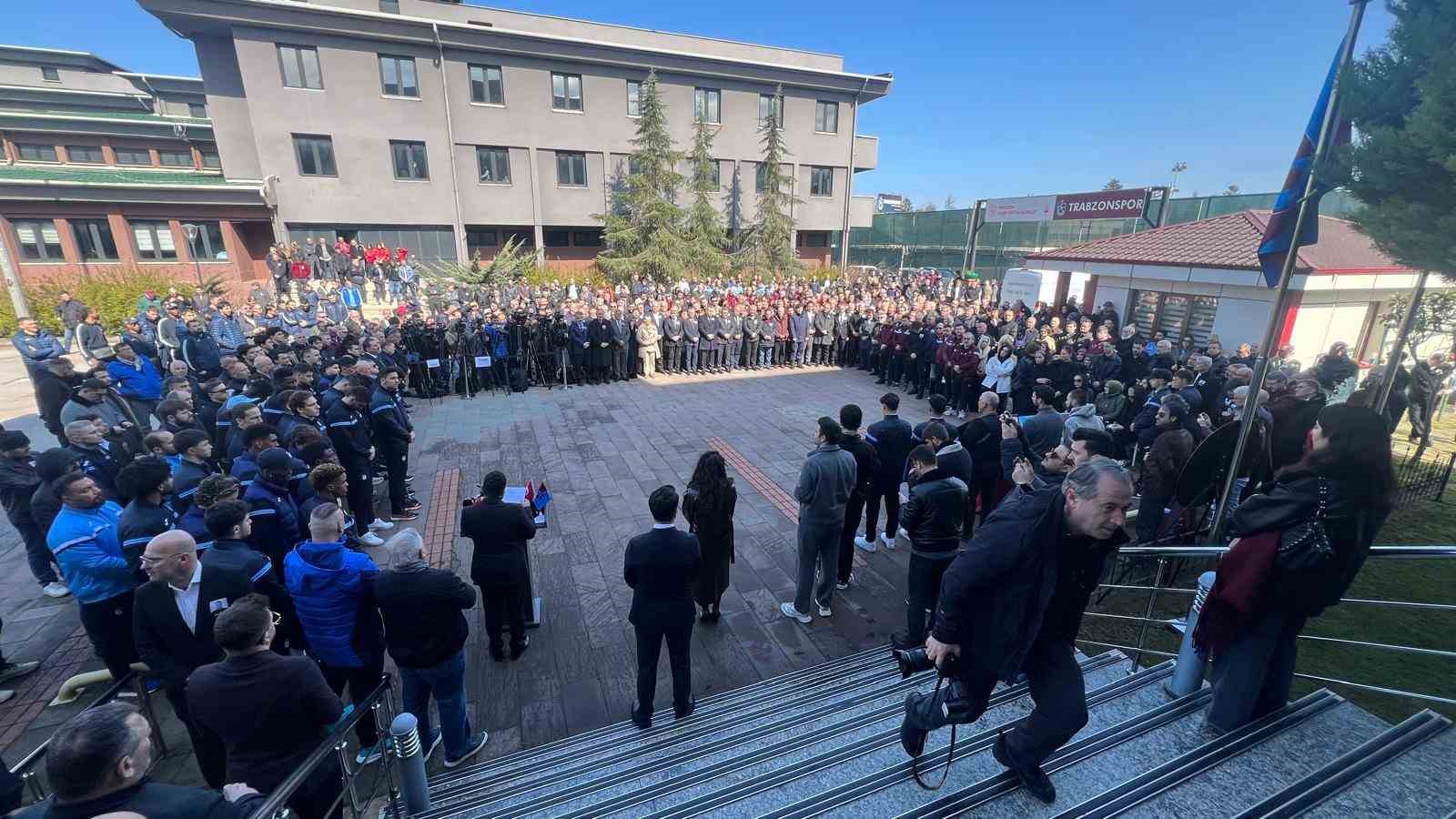 Trabzonspor’da, Orhan Kaynak için tören düzenlendi
