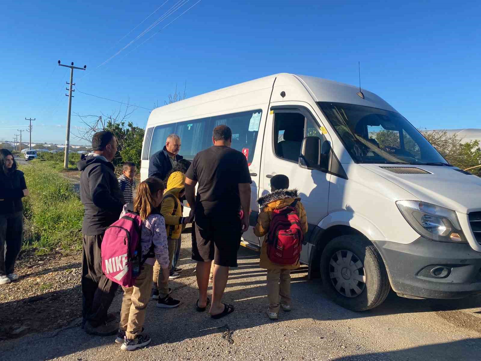 Traktör kasalarında eğitim yolculuğunda mutlu son
