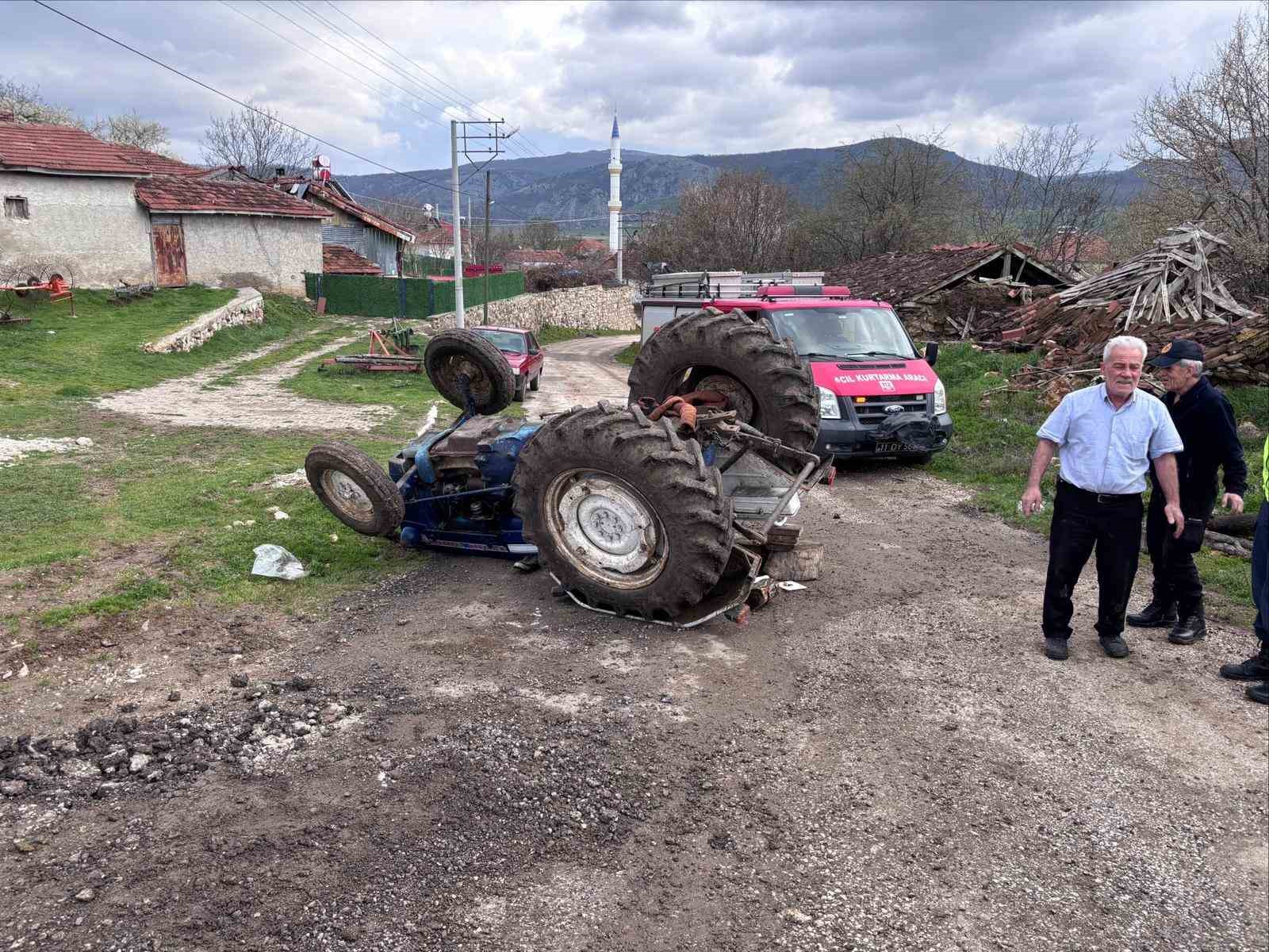 Traktör kazasında 1 kişi hayatını kaybetti
