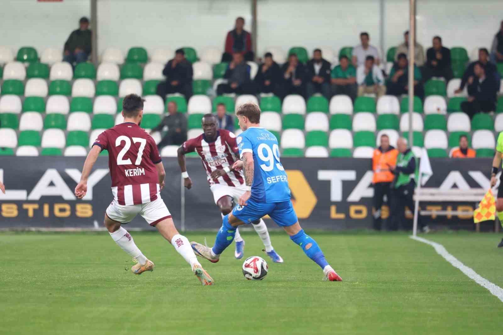 Trendyol 1. Lig: Bodrum FK: 0 - Bandırmaspor: 0
