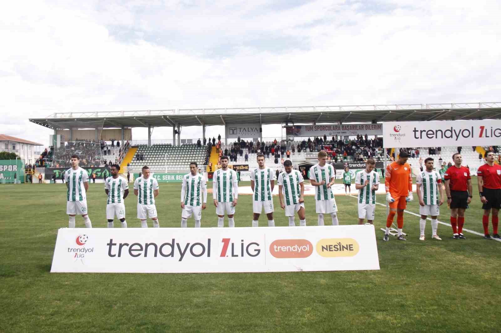 Trendyol 1. Lig: Serikspor: 2 - Sakaryaspor: 0
