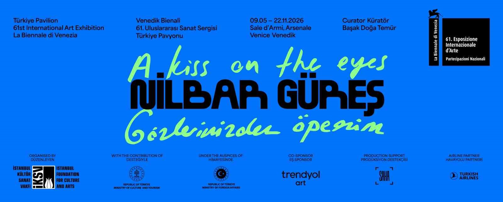 Trendyol Sanat, 61’inci Venedik Sanat Bienali Türkiye Pavyonu eş sponsoru oldu
Trendyol Sanat, 61’inci Venedik Sanat Bienali Türkiye Pavyonu eş sponsoru oldu