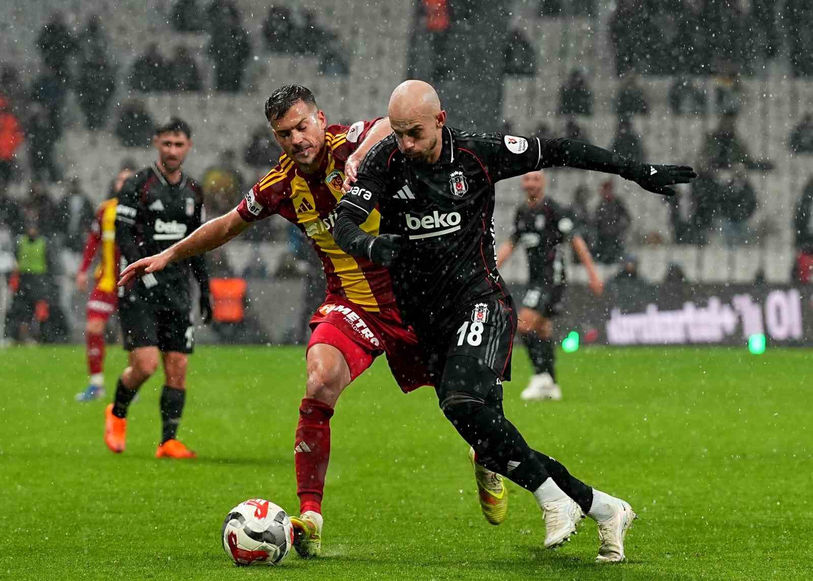 Trendyol Süper Lig: Beşiktaş: 0 - Kayserispor: 0 (İlk yarı)
