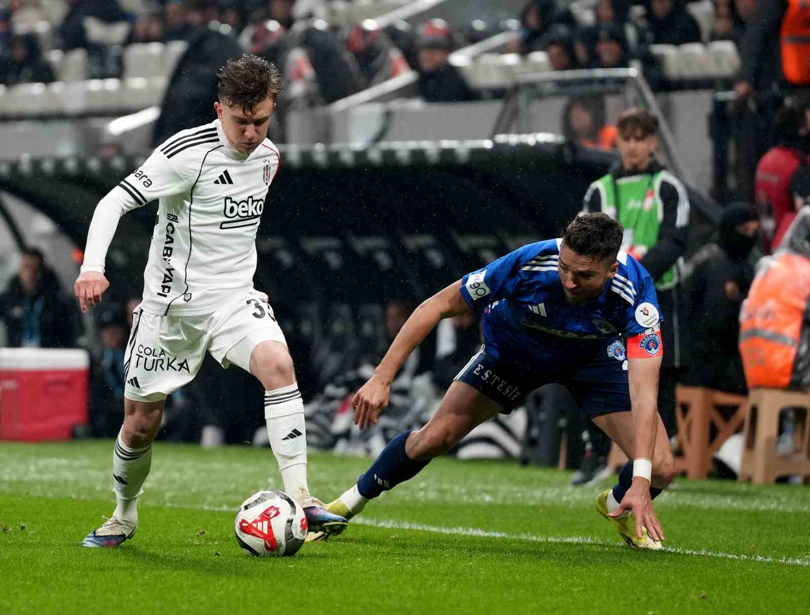 Trendyol Süper Lig: Beşiktaş: 2 - Kasımpaşa: 1 (Maç sonucu)
