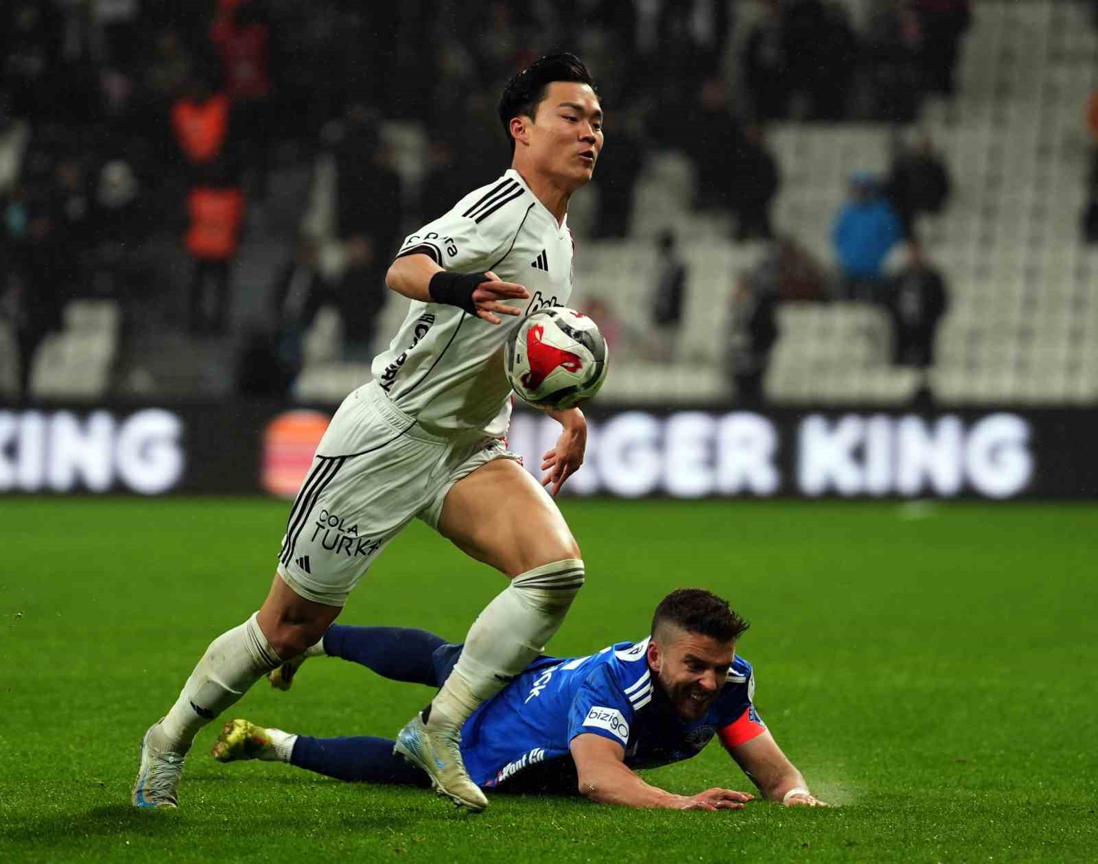 Trendyol Süper Lig: Beşiktaş: 2 - Kasımpaşa: 1 (Maç sonucu)
