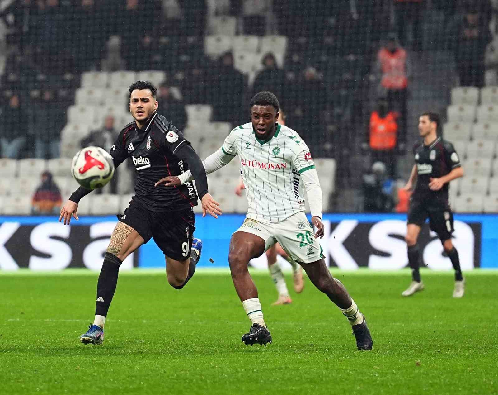 Trendyol Süper Lig: Beşiktaş: 2 - Konyaspor: 1 (Maç sonucu)
