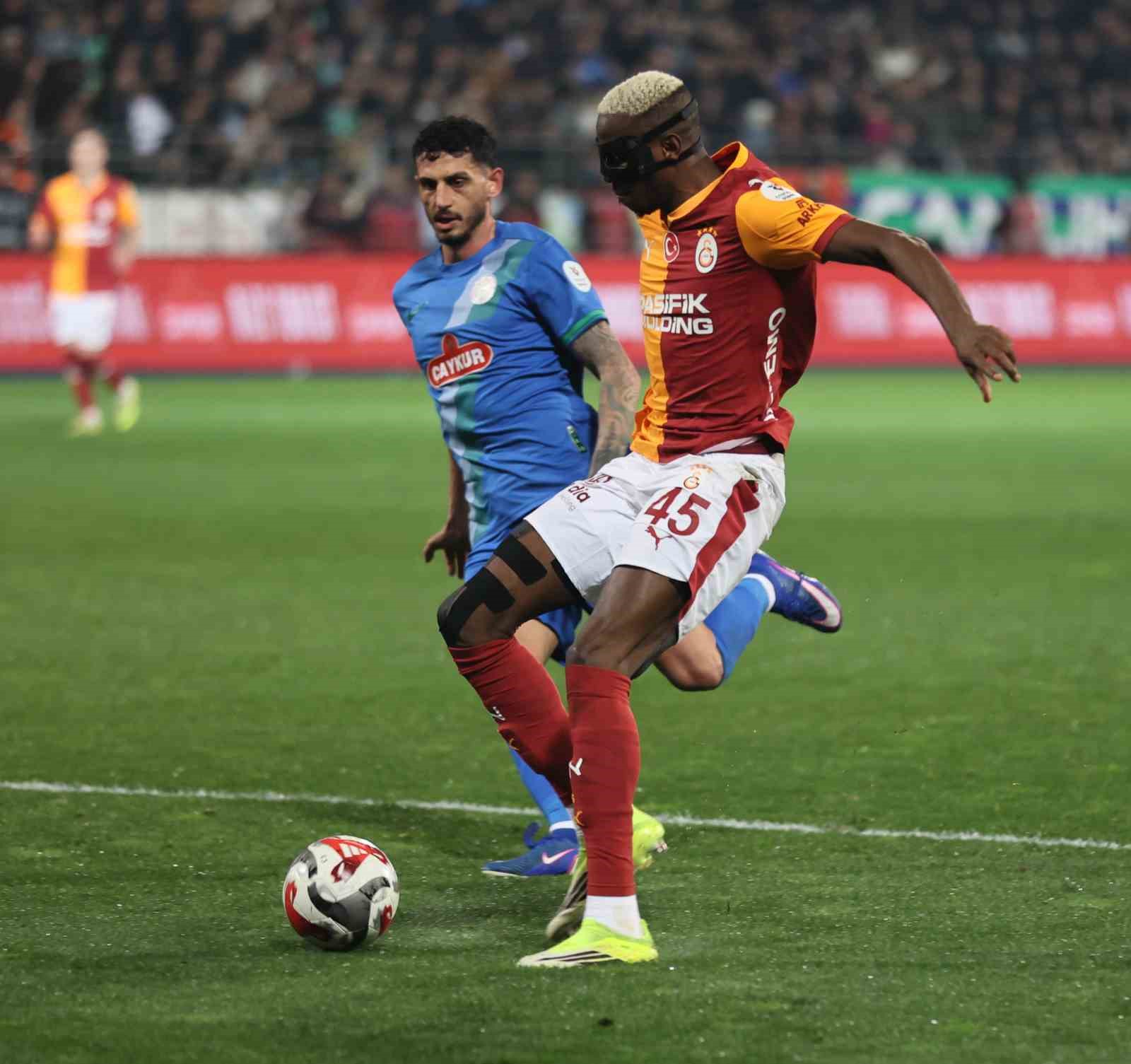 Trendyol Süper Lig: Çaykur Rizespor: 0 - Galatasaray: 3 (Maç sonucu)

