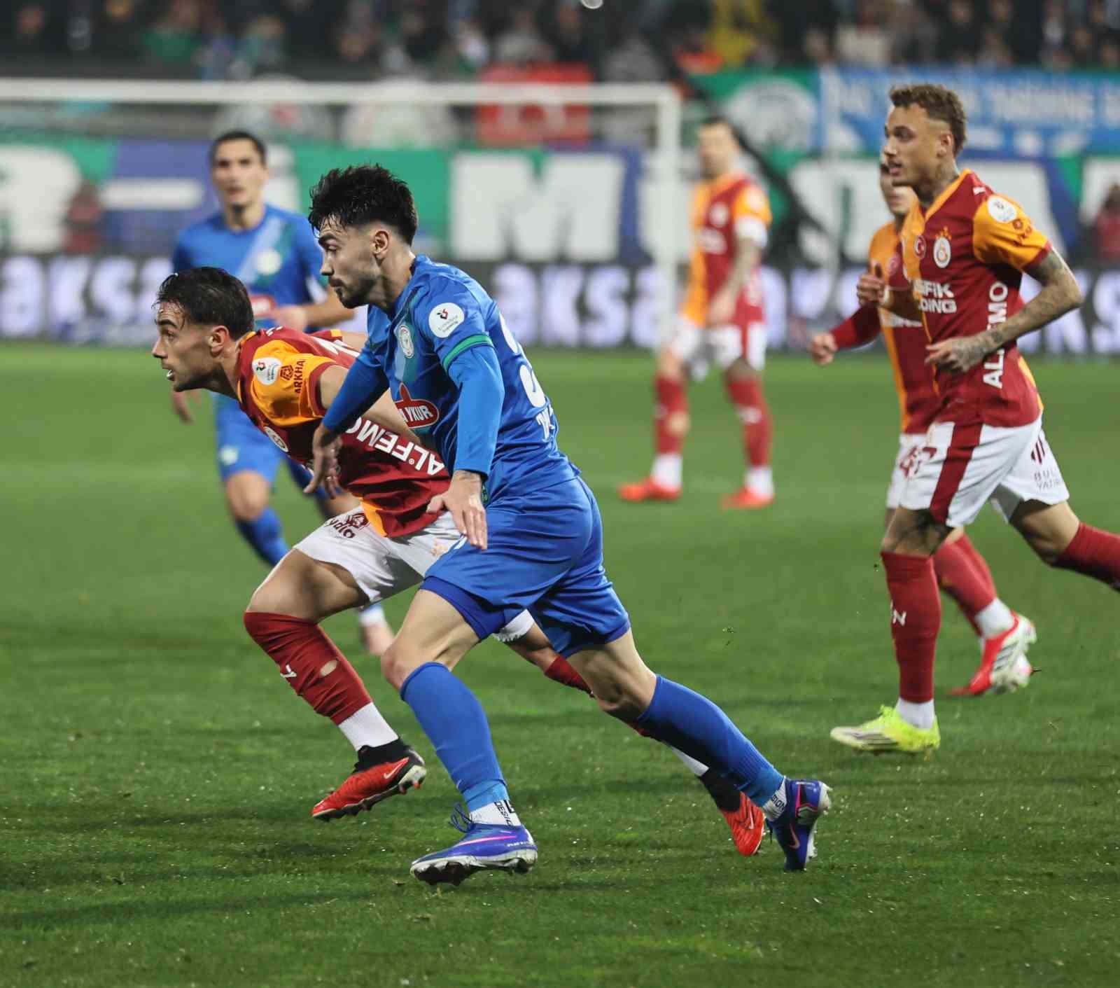 Trendyol Süper Lig: Çaykur Rizespor: 0 - Galatasaray: 3 (Maç sonucu)
