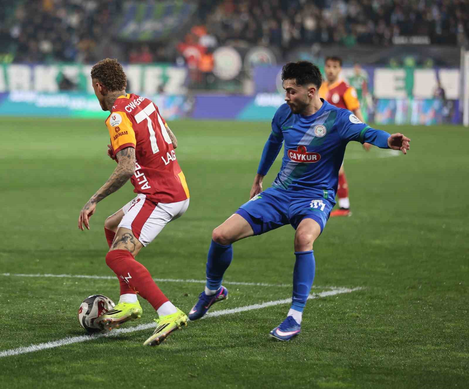 Trendyol Süper Lig: Çaykur Rizespor: 0 - Galatasaray: 3 (Maç sonucu)
