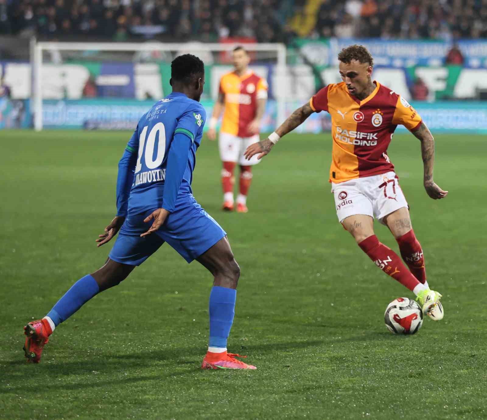 Trendyol Süper Lig: Çaykur Rizespor: 0 - Galatasaray: 3 (Maç sonucu)

