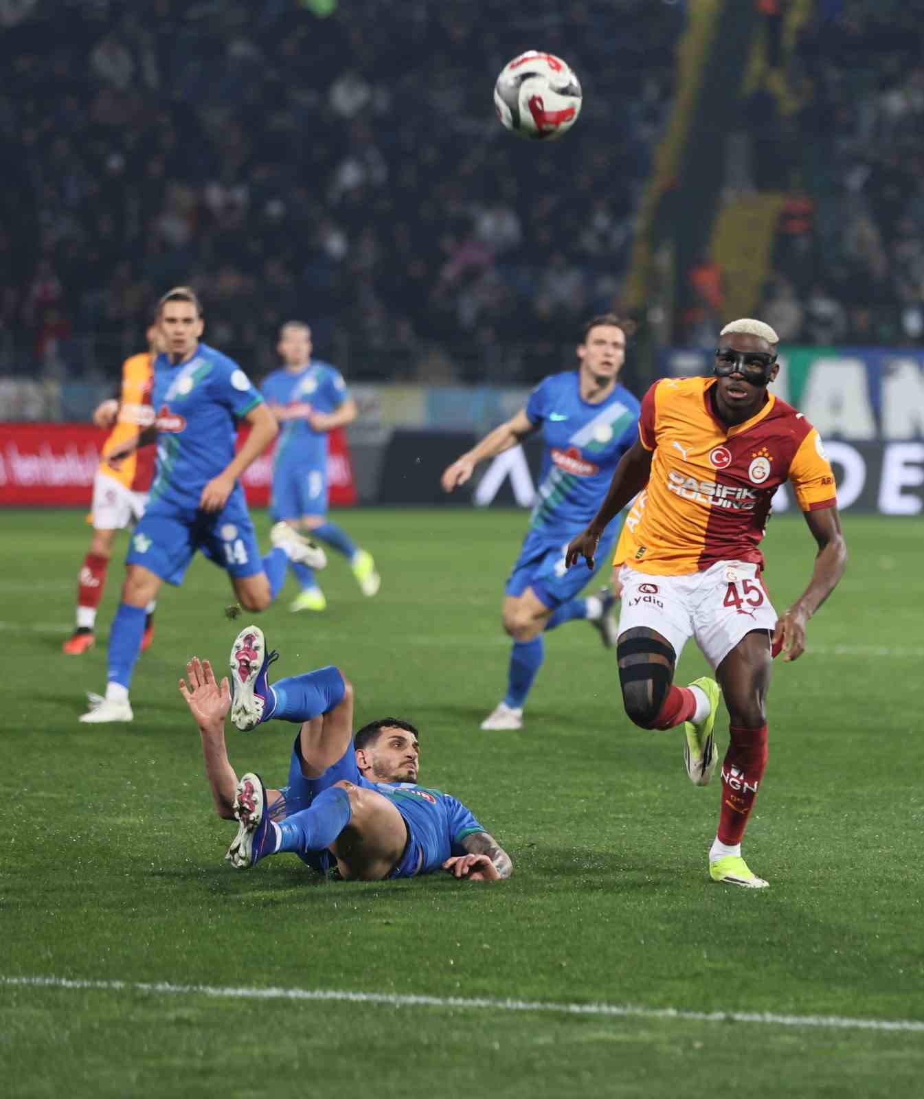 Trendyol Süper Lig: Çaykur Rizespor: 0 - Galatasaray: 3 (Maç sonucu)

