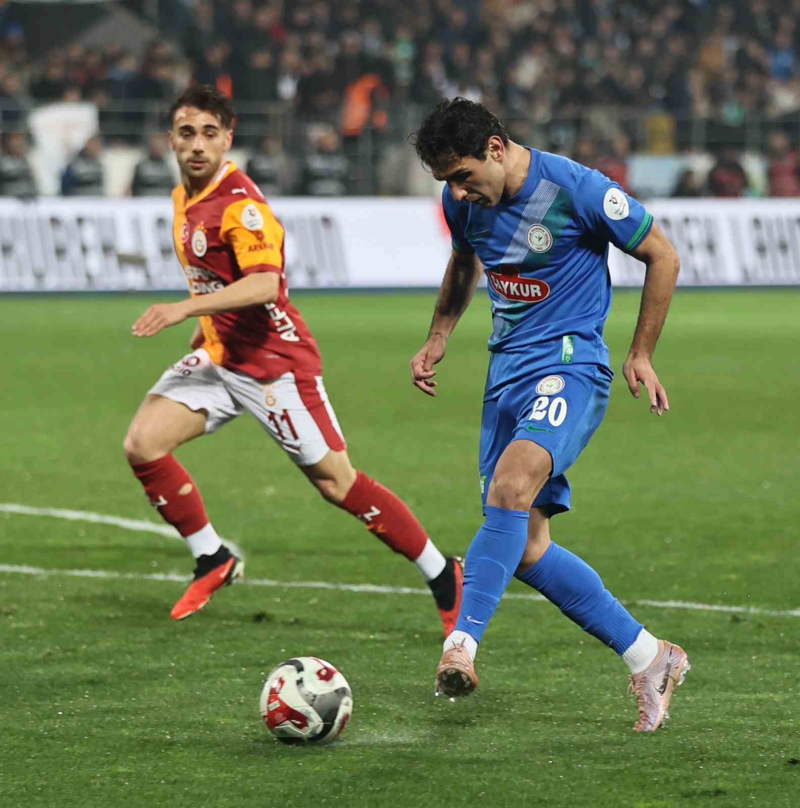 Trendyol Süper Lig: Çaykur Rizespor: 0 - Galatasaray: 3 (Maç sonucu)
