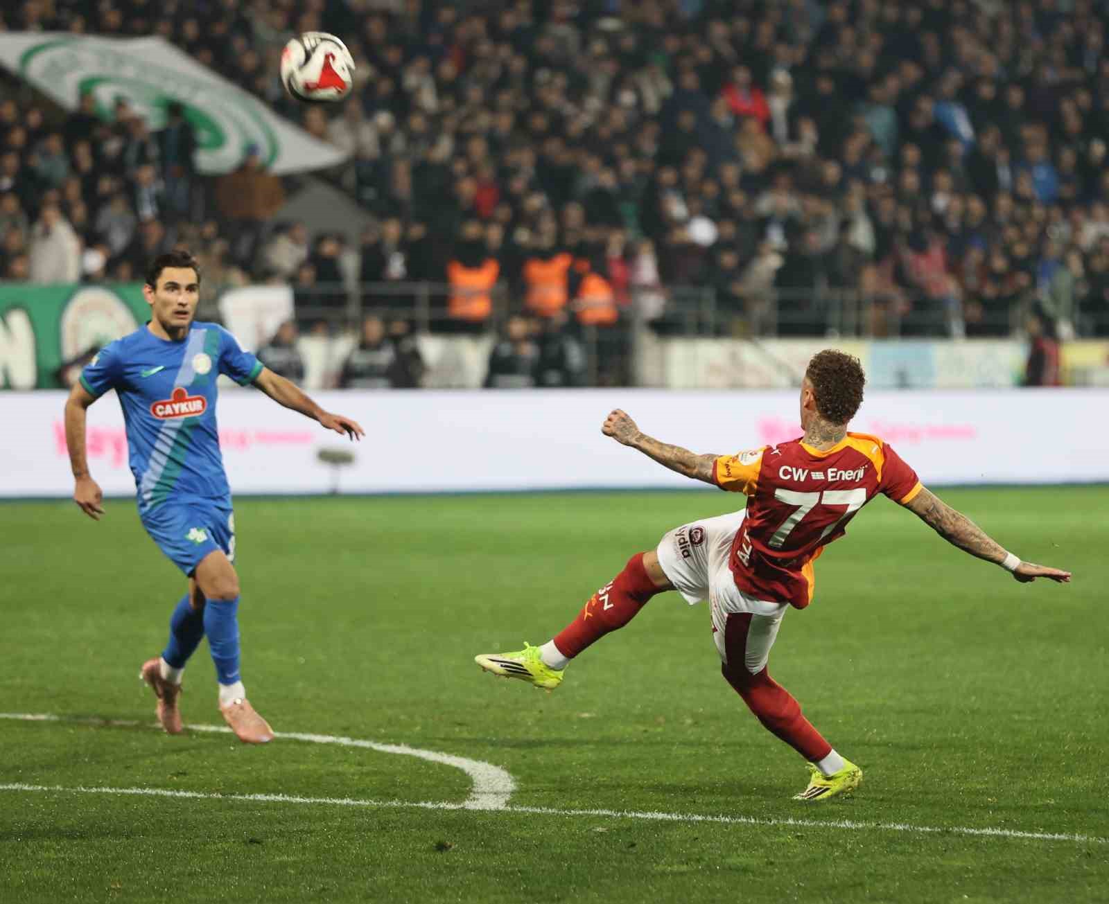 Trendyol Süper Lig: Çaykur Rizespor: 0 - Galatasaray: 3 (Maç sonucu)
