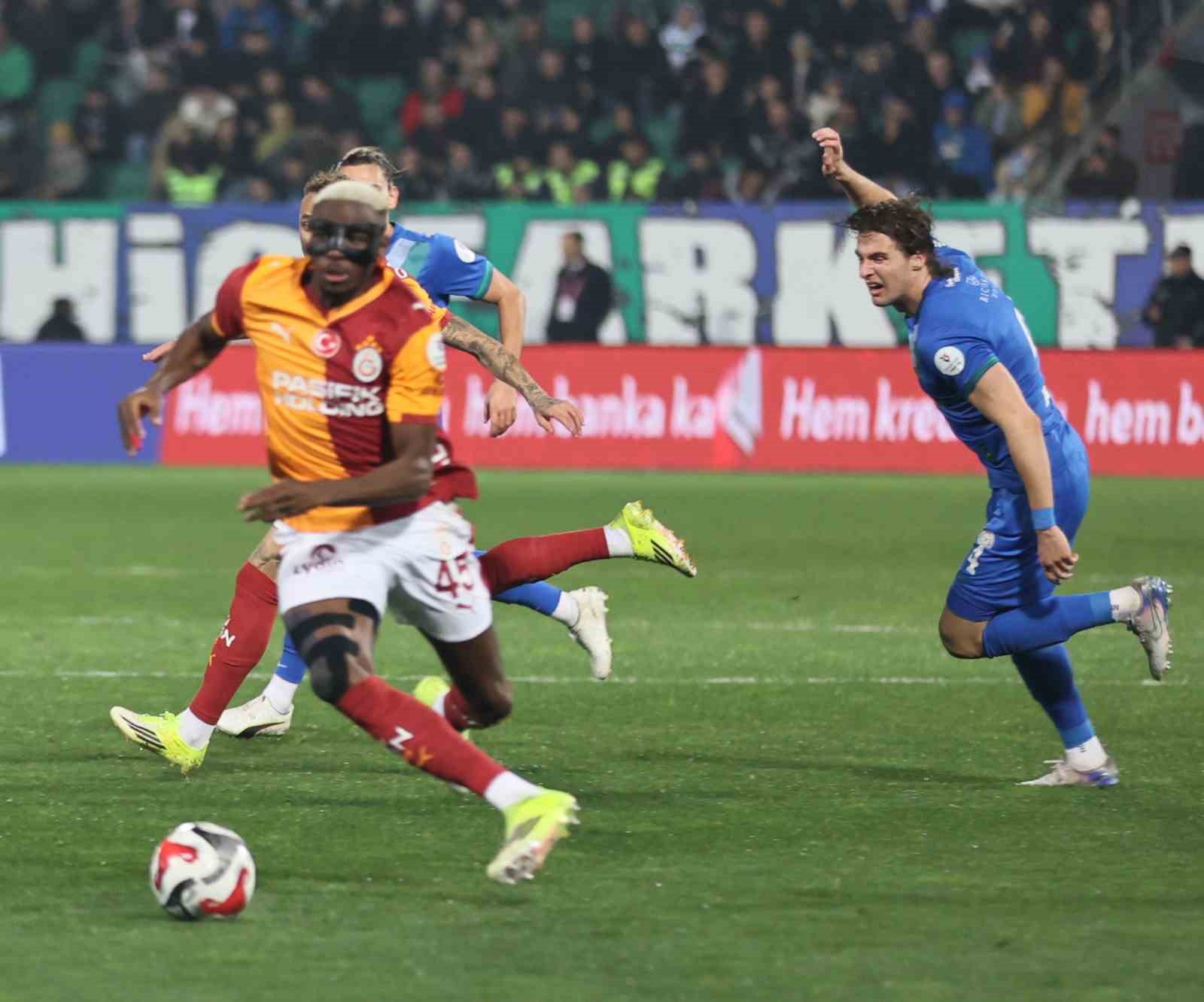 Trendyol Süper Lig: Çaykur Rizespor: 0 - Galatasaray: 3 (Maç sonucu)
