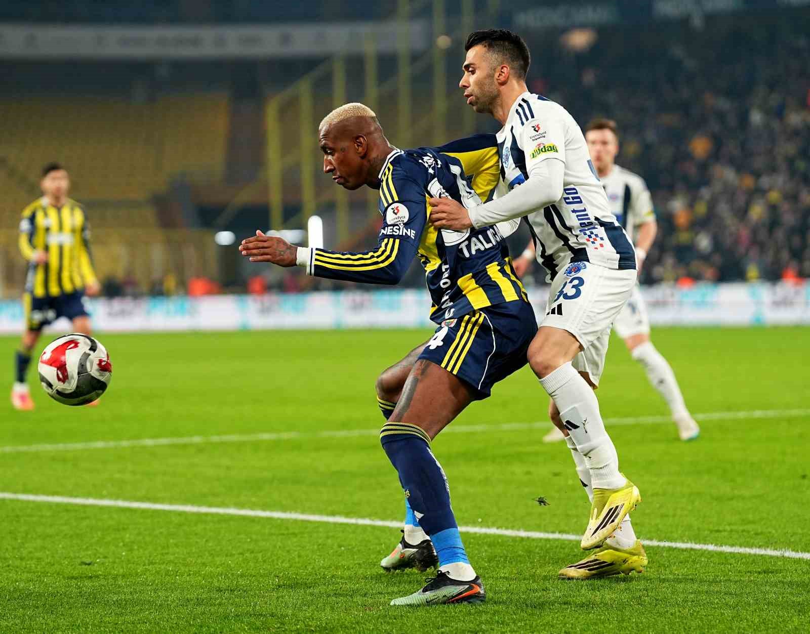 Trendyol Süper Lig: Fenerbahçe: 1 - Kasımpaşa: 1 (Maç sonucu)
