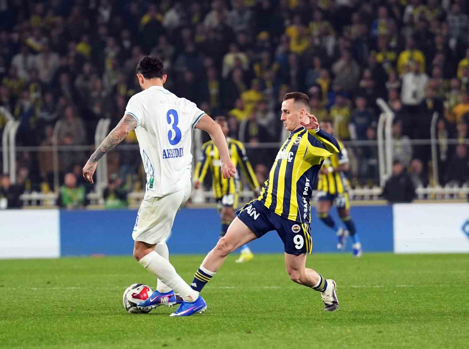 Trendyol Süper Lig: Fenerbahçe: 2 - Çaykur Rizespor: 2 (Maç sonucu)
