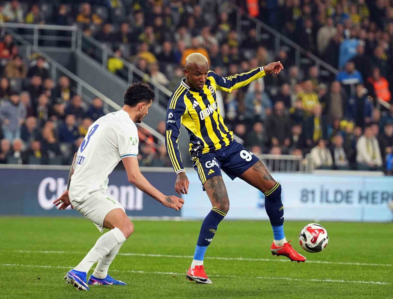 Trendyol Süper Lig: Fenerbahçe: 2 - Çaykur Rizespor: 2 (Maç sonucu)

