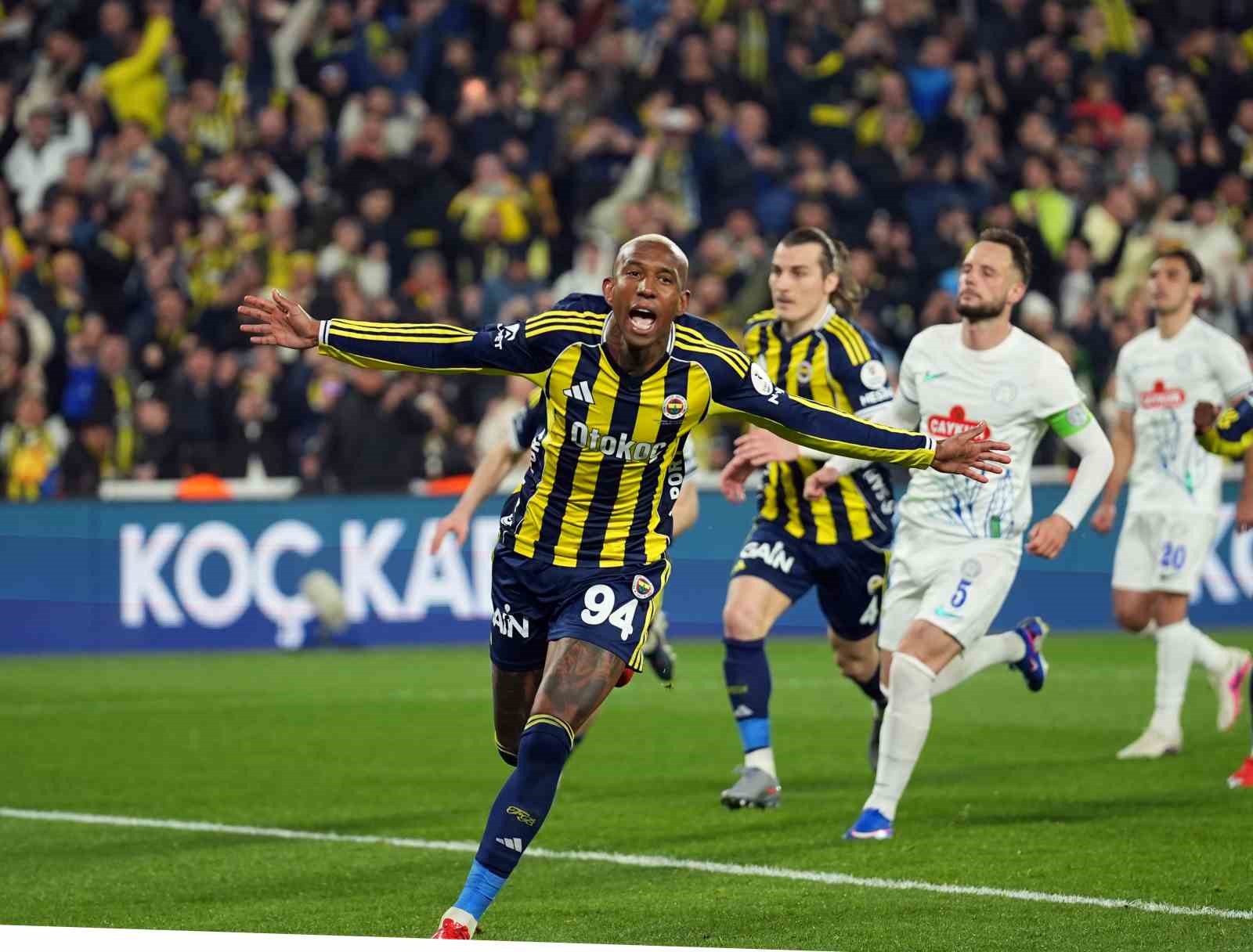 Trendyol Süper Lig: Fenerbahçe: 2 - Çaykur Rizespor: 2 (Maç sonucu)
