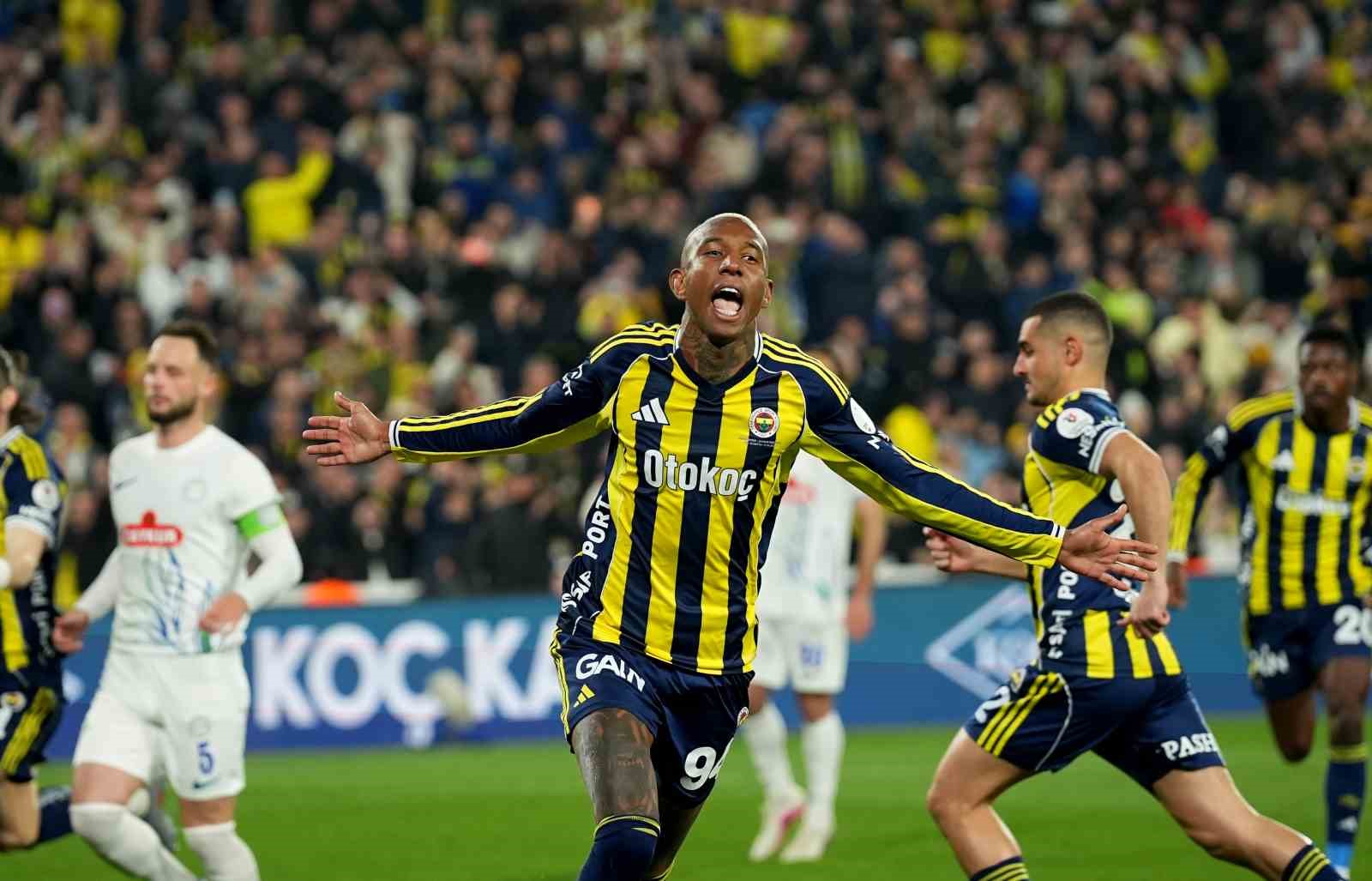 Trendyol Süper Lig: Fenerbahçe: 2 - Çaykur Rizespor: 2 (Maç sonucu)
