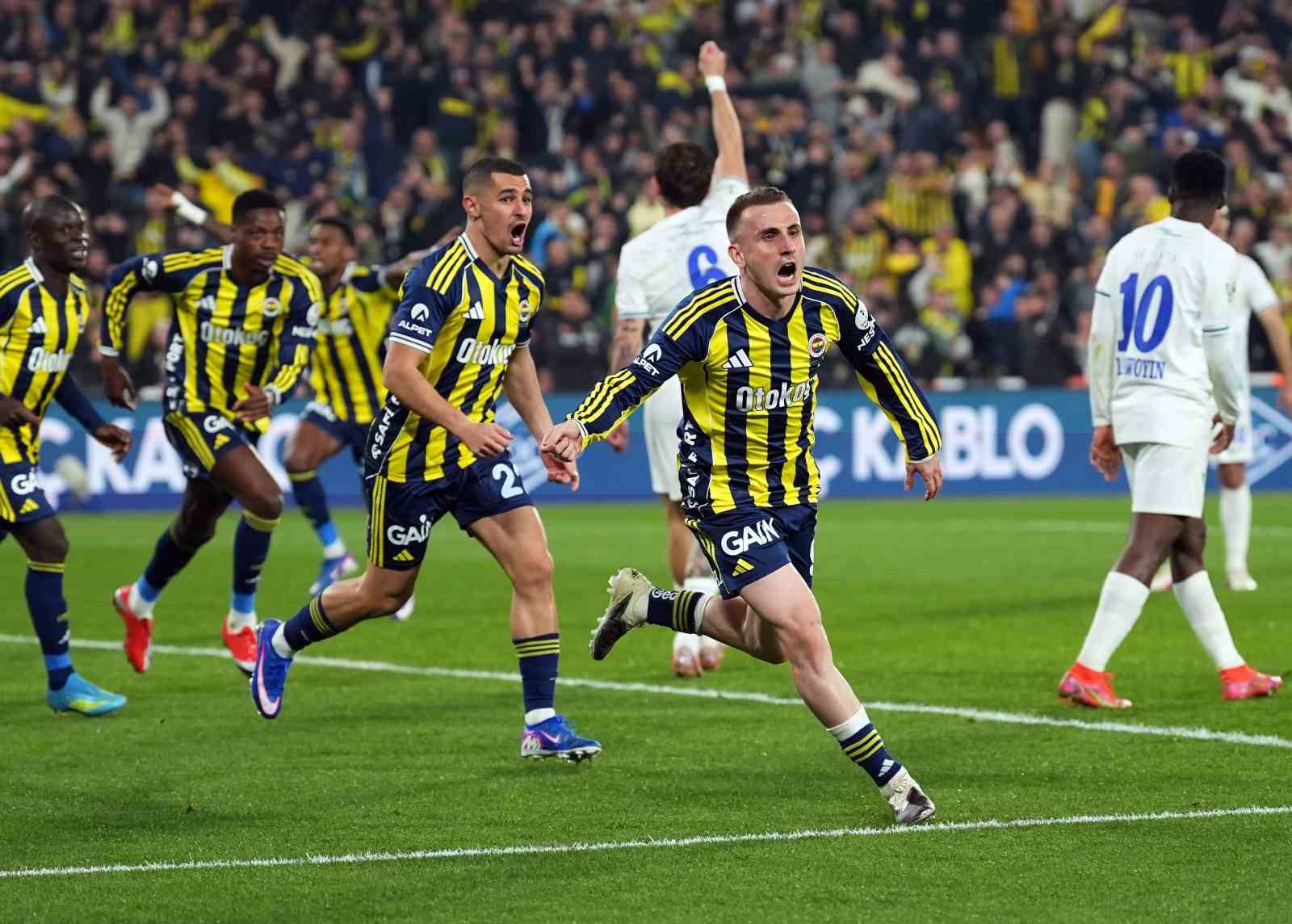 Trendyol Süper Lig: Fenerbahçe: 2 - Çaykur Rizespor: 2 (Maç sonucu)
