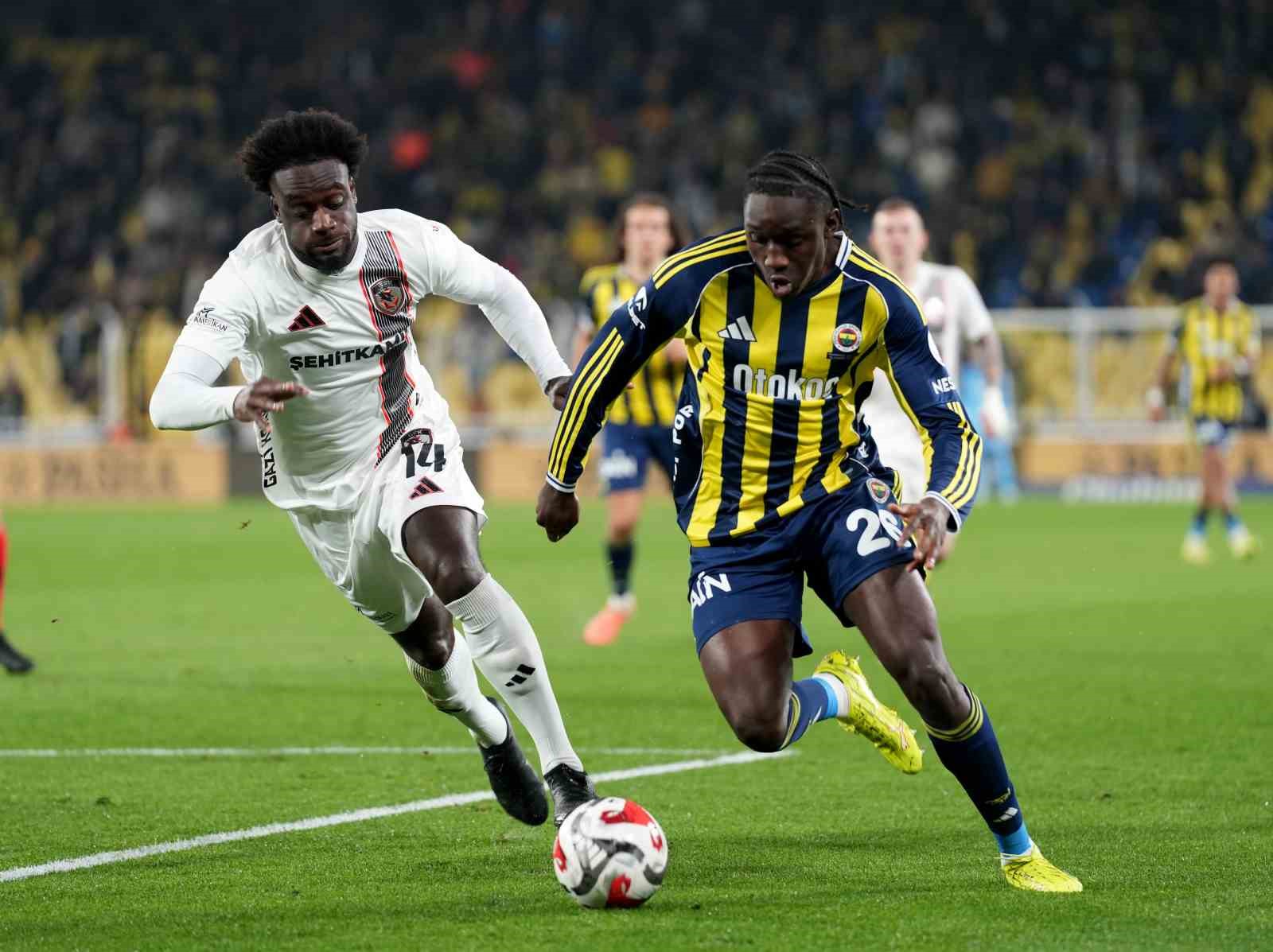 Trendyol Süper Lig: Fenerbahçe: 4 - Gaziantep FK: 1 (Maç sonucu)
