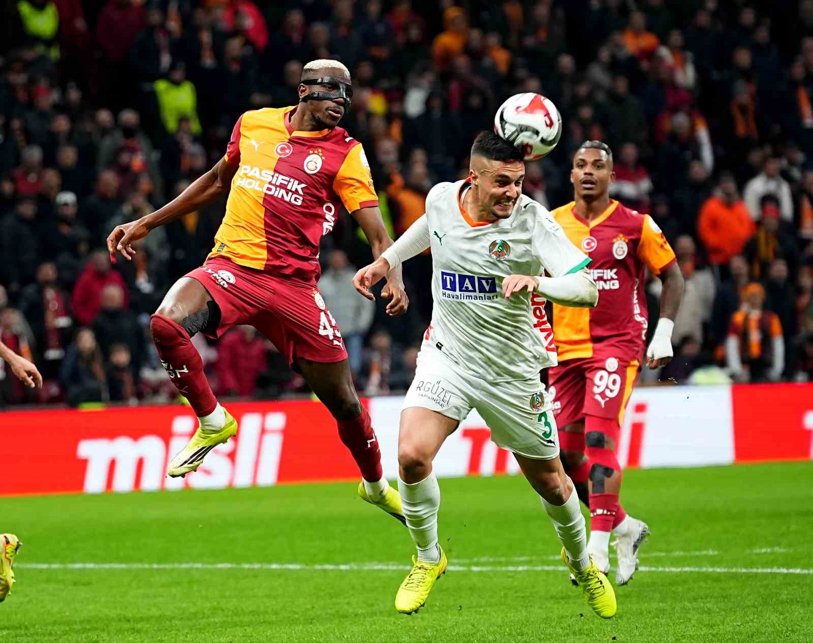 Trendyol Süper Lig: Galatasaray: 3 - Corendon Alanyaspor: 1 (Maç sonucu)

