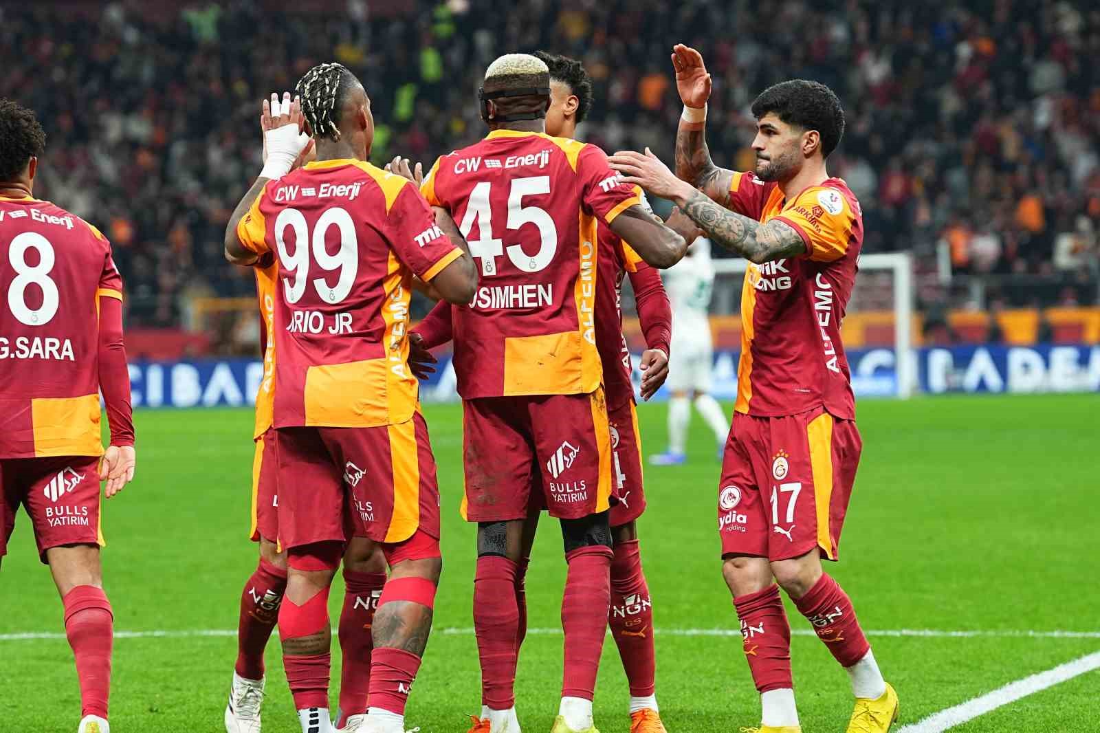 Trendyol Süper Lig: Galatasaray: 3 - Corendon Alanyaspor: 1 (Maç sonucu)
