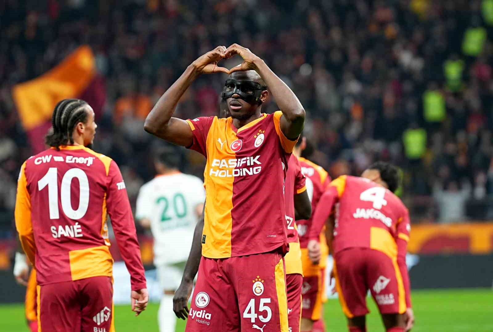 Trendyol Süper Lig: Galatasaray: 3 - Corendon Alanyaspor: 1 (Maç sonucu)
