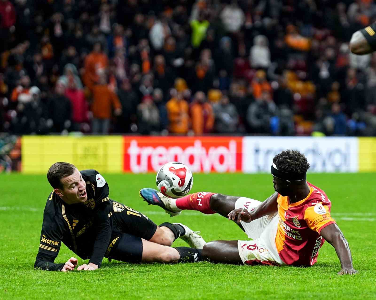 Trendyol Süper Lig: Galatasaray: 4 - Kayserispor: 0 (Maç sonucu)
