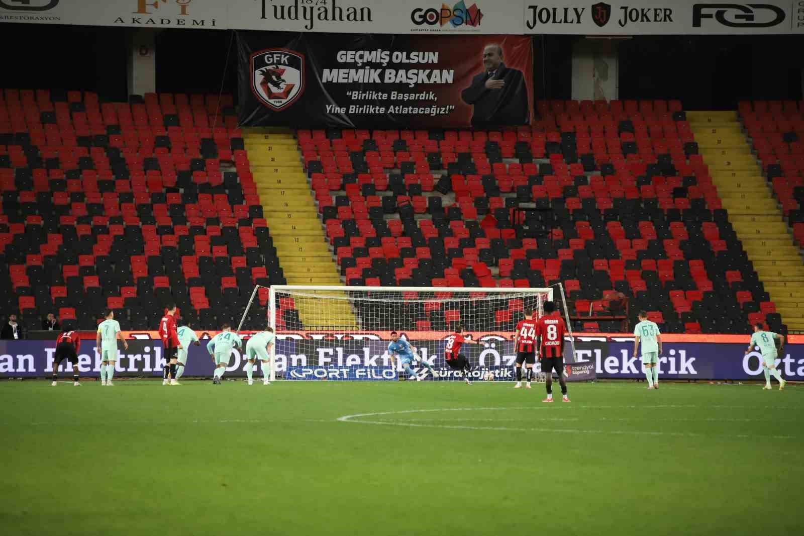 Trendyol Süper Lig: Gaziantep FK: 3 - Kayserispor: 0 (Maç sonucu)
