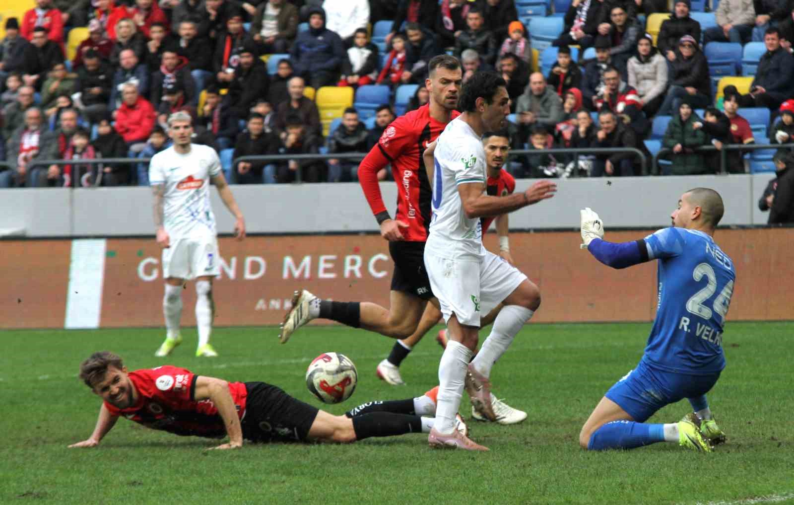 Trendyol Süper Lig: Gençlerbirliği: 2 - Çaykur Rizespor: 2 (Maç sonucu)
