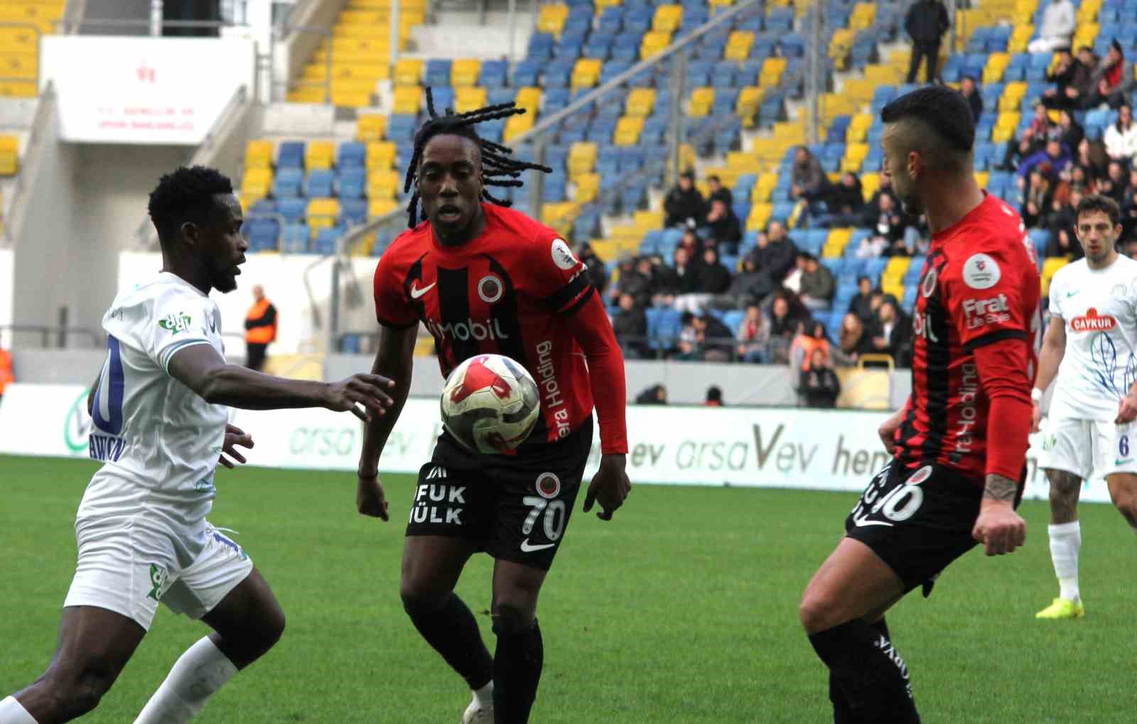 Trendyol Süper Lig: Gençlerbirliği: 2 - Çaykur Rizespor: 2 (Maç sonucu)
