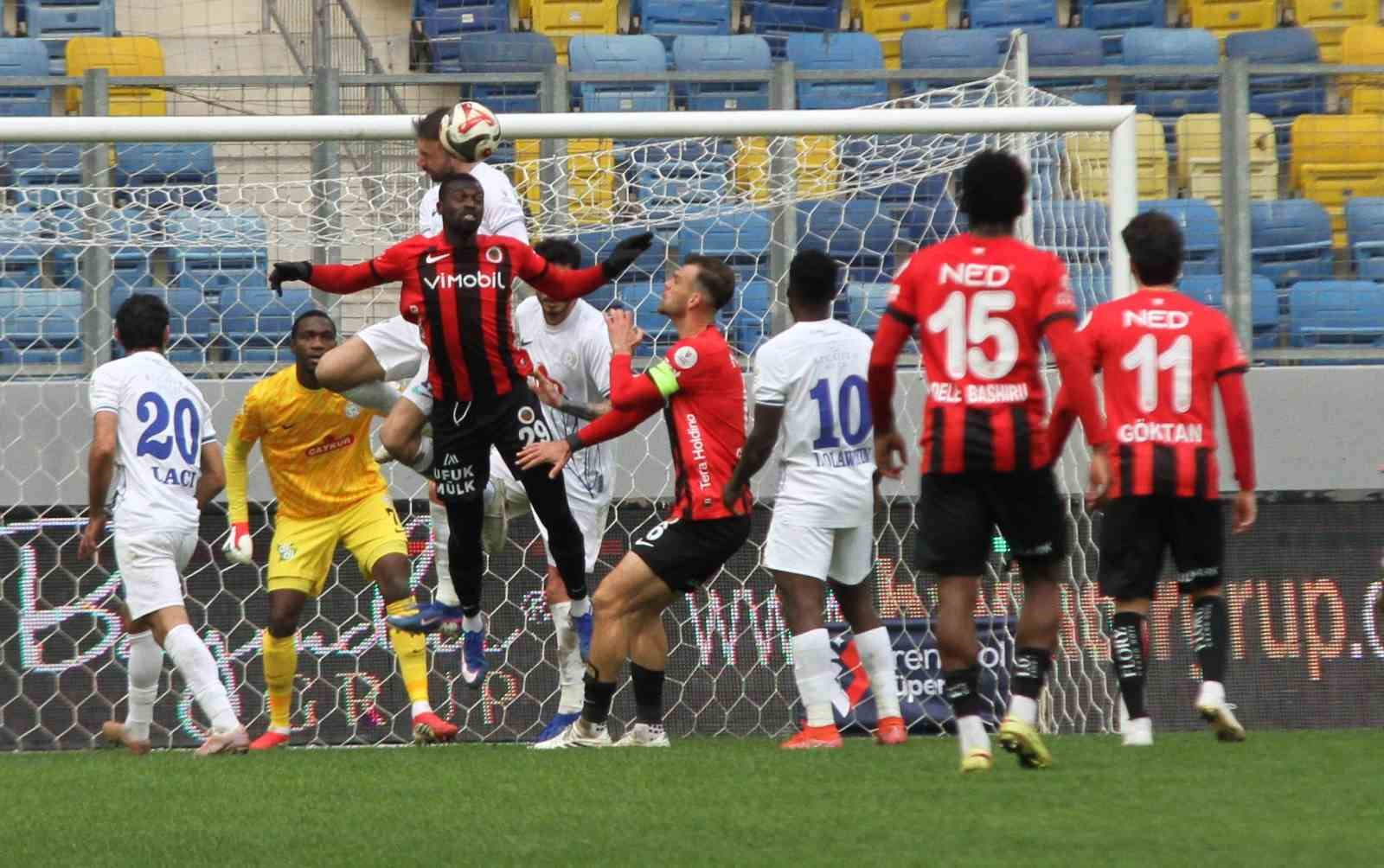 Trendyol Süper Lig: Gençlerbirliği: 2 - Çaykur Rizespor: 2 (Maç sonucu)
