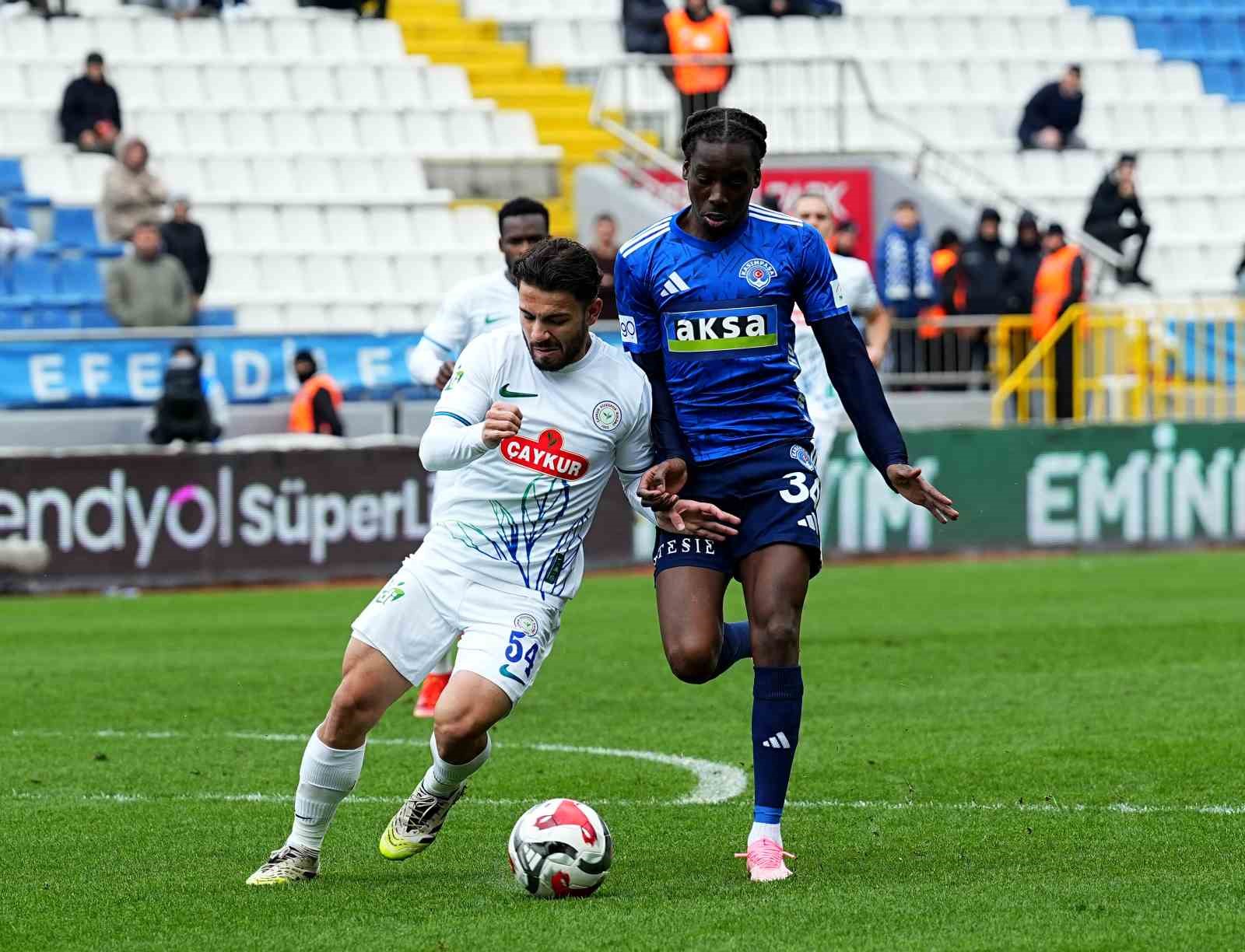 Trendyol Süper Lig: Kasımpaşa: 0 - Çaykur Rizespor: 0 (Maç devam ediyor)
