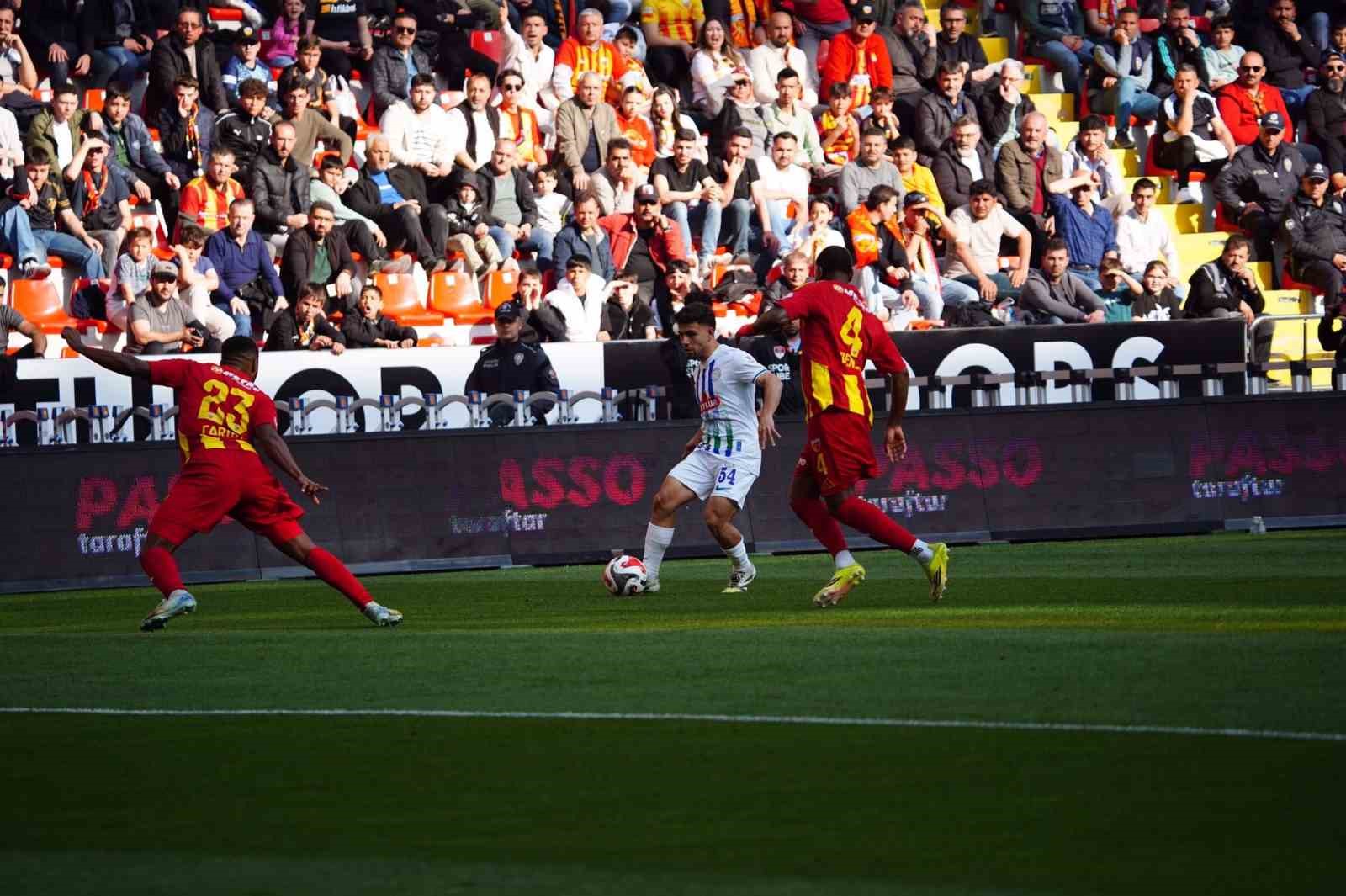 Trendyol Süper Lig: Kayserispor: 0 - Çaykur Rizespor: 0 (İlk yarı)
