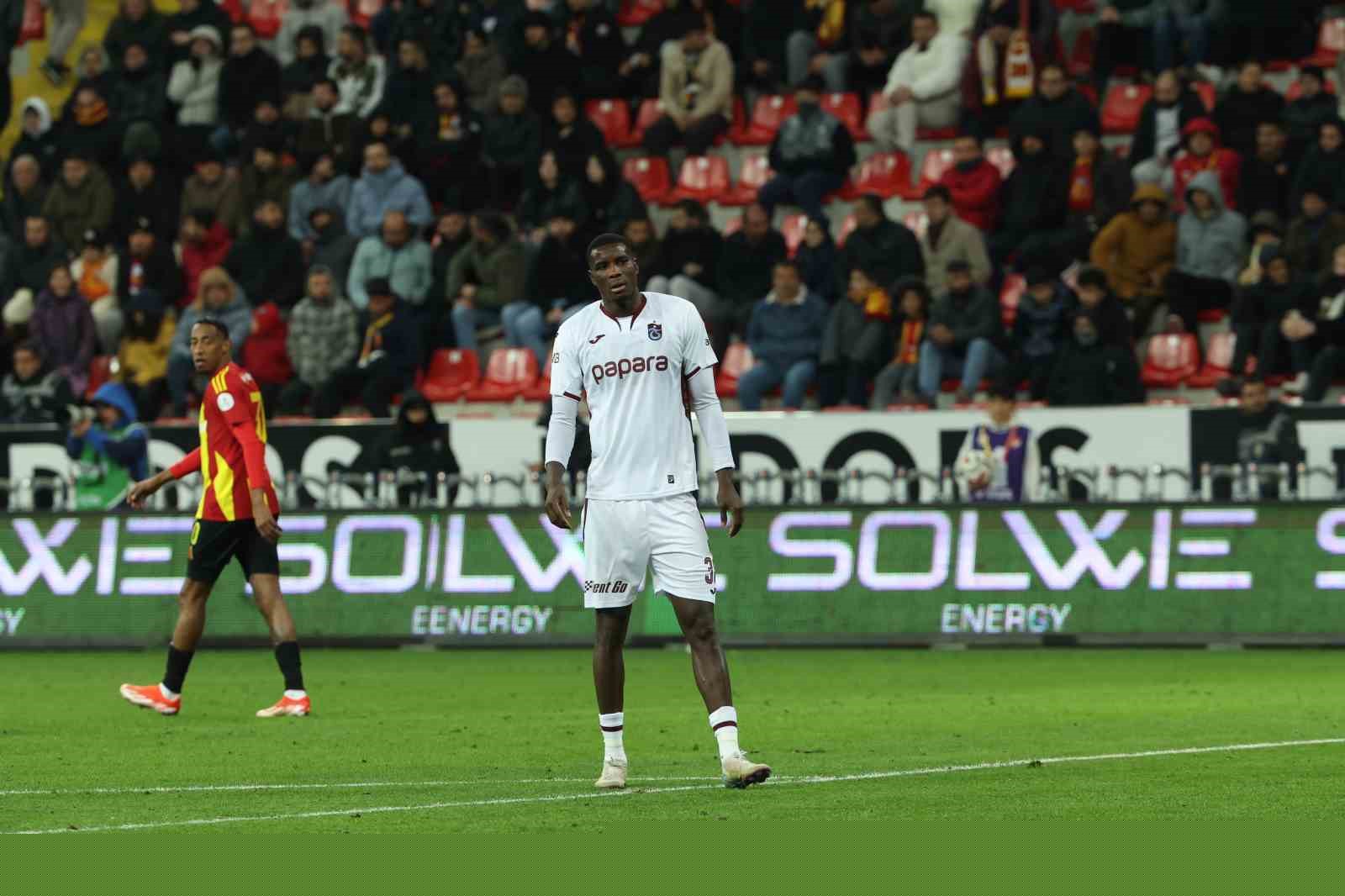 Trendyol Süper Lig: Kayserispor: 1 - Trabzonspor: 3 (Maç sonucu)
